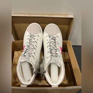 Vintage Havana “Heaven” Sneakers White Grey Pink Pop Women’s Size 8 NWT